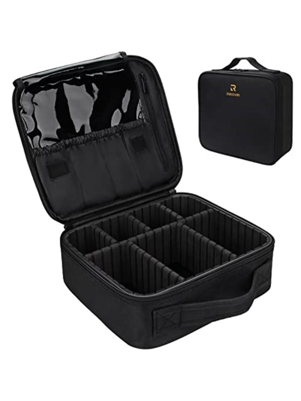 Travel Makeup Train Case Makeup Cosmetic Case Organizer Portable Artist Storage